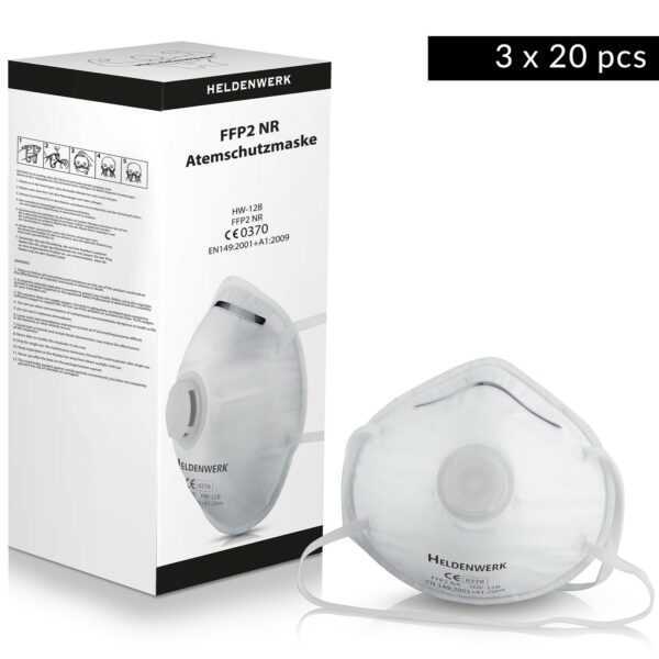 Atemschutzmaske FFP2 Weiß 60er-Set