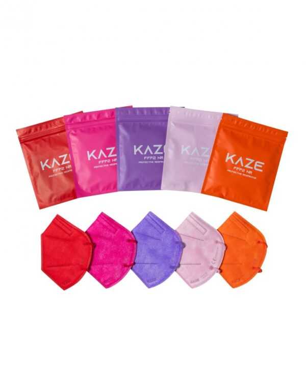 Kaze - FFP2 Gesichtsmasken Vibrant Edition 10er Set | Damen