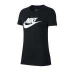 Nike Essential T-Shirt Damen Schwarz F010