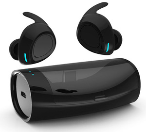 2019 Innovative Mini Sweatproof in-Ear Headphones True Wireless Sport TWS Bluetooth Earphone with V5.0 and Mic for Smartphones