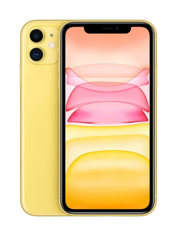 Apple iPhone 11 - Smartphone - Dual-SIM - 4G Gigabit Class LTE - 64GB - GSM - 6.1 - 1792 x 828 Pixel (326 ppi (Pixel pro )) - Liquid Retina HD display (12 MP Vorderkamera) - 2 x Rückkamera - Gelb (MHDE3ZD/A)