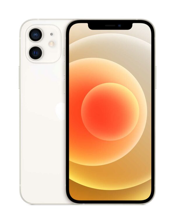 Apple iPhone 12 - Smartphone - Dual-SIM - 5G NR - 256GB - CDMA / GSM - 6.1 - 2532 x 1170 Pixel (460 ppi (Pixel pro )) - Super Retina XDR Display (12 MP Vorderkamera) - 2 x Rückkamera - weiß (MGJH3ZD/A)