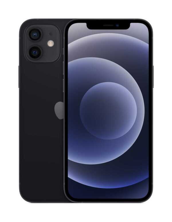 Apple iPhone 12 - Smartphone - Dual-SIM - 5G NR - 256GB - CDMA / GSM - 6.1 - 2532 x 1170 Pixel (460 ppi (Pixel pro )) - Super Retina XDR Display (12 MP Vorderkamera) - 2 x Rückkamera - Schwarz (MGJG3ZD/A)