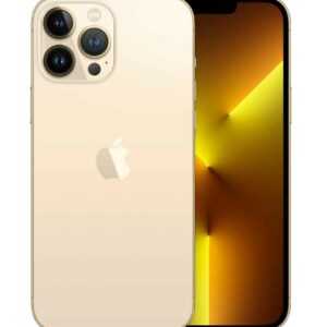 Apple iPhone 13 Pro Max - Smartphone - Dual-SIM - 5G NR - 128GB - 6.7 - 2778 x 1284 Pixel (458 ppi (Pixel pro )) - Super Retina XDR Display with ProMotion - Triple-Kamera 12 MP Frontkamera - Gold (MLL83ZD/A)