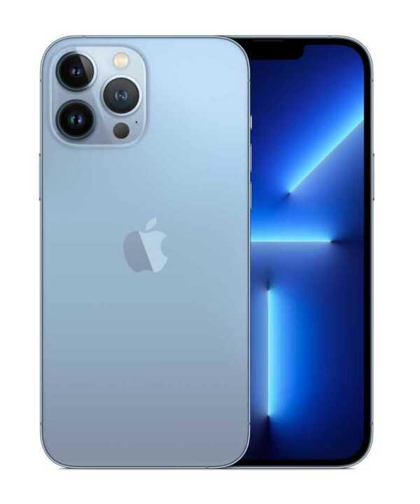 Apple iPhone 13 Pro Max - Smartphone - Dual-SIM - 5G NR - 512GB - 6.7 - 2778 x 1284 Pixel (458 ppi (Pixel pro )) - Super Retina XDR Display with ProMotion - Triple-Kamera 12 MP Frontkamera - sierra blue (MLLJ3ZD/A)