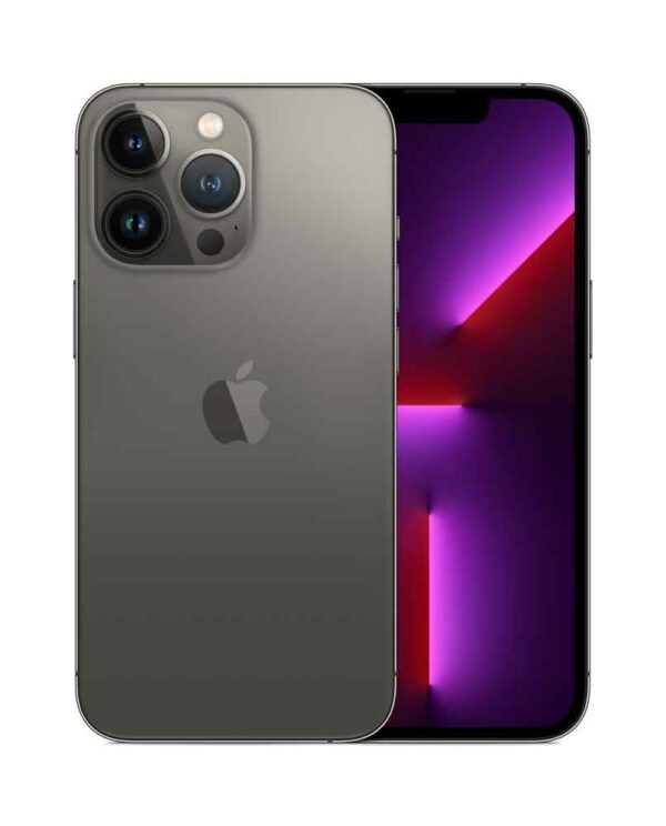 Apple iPhone 13 Pro - Smartphone - Dual-SIM - 5G NR - 128GB - 6.1 - 2532 x 1170 Pixel (460 ppi (Pixel pro )) - Super Retina XDR Display with ProMotion - Triple-Kamera 12 MP Frontkamera - Graphite (MLV93ZD/A)