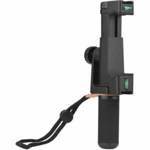BY-PSC3 Smartphone-Video-Rig Einschlie?lich Telefonhalterung mit Dual-Kaltschuhhalterung, Eingebaute Gluhbirnenstufen + Kurzer Griff + Handschlaufe