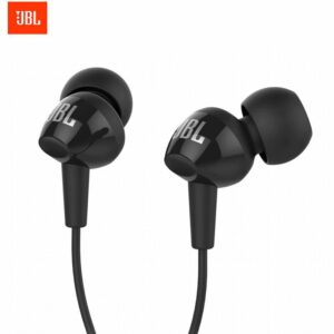 C100SI In-Ear-Ohrhörer mit Mikrofon 3,5-mm-Klinken-Wired-Headset für Huawei Xiaomi Samsung Smartphone-Computer,Schwarz - JBL
