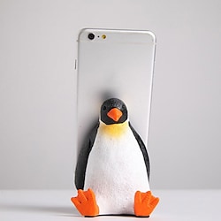 Desktop-Handyständer Halter Pinguin Handyhalter Dekoration Ornamentständer Universal-Tischständer für Smartphone-Geschenk Lightinthebox