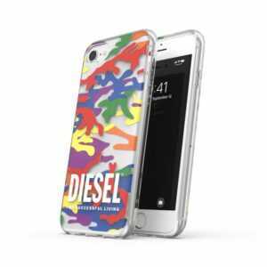 Diesel Smartphone-Hülle "Clear Case Pride Camo" iPhone SE (2. Gen), iPhone 7 / 8, iPhone 6, iPhone 6S