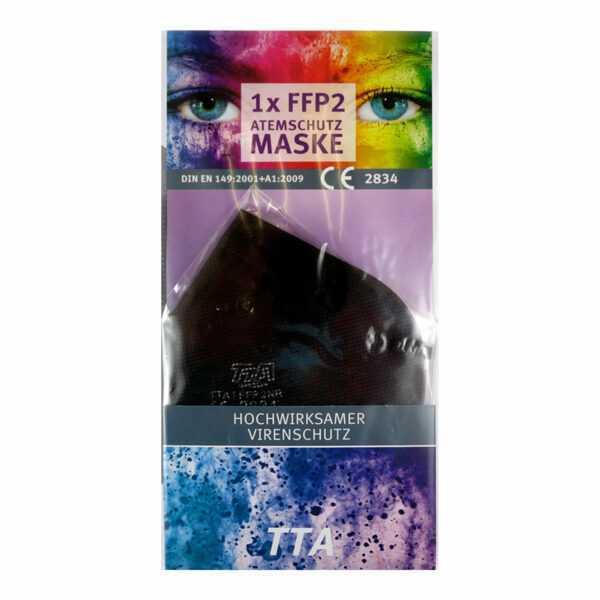 FFP2 Atemschutzmaske schwarz