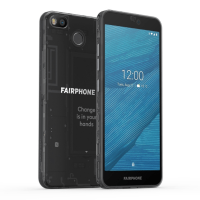 Fairphone 3 Dual-SIM 4GB/64GB dark translucent Android 9.0 Smartphone EU