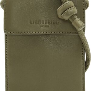 LIEBESKIND Smartphone-Tasche "Chelsea Kodiaq Sheep", Schafsleder, uni, 7924 TEA LEAF