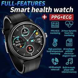 M10 Smartwatch 1.28 Zoll Smartwatch Fitnessuhr Bluetooth EKG PPG Temperaturüberwachung Schrittzähler Kompatibel mit Smartphone Herren Wasserfest Langer Standby Freisprechanlage IP 67 45mm miniinthebox