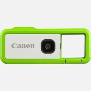 Mit der Canon IVY REC, die speziell fr deinen Outdoor-Spa entwickelt wurde, kannst du alle deine Abenteuer festhalten. Diese Kamera ohne Display ist wasserdicht*, stofest**, kabellos verbunden und tragbar zudem ist sie zuverlssig und macht viel Spa! Und da sie kein Display hat, kann auch nichts kaputt gehen, damit du dich auf das konzentrieren kannst, was zhlt: deinen Spa. Wenn du fertig mit dem Aufnehmen bist, kannst du die Bilder und Videos ber die Canon Mini Cam App ganz einfach auf dein Smartphone bertragen. Sie ist in vier Trendfarben erhltlich Blau, Pink, Grn und Grau , so dass die Canon IVY REC perfekt zu deinem Lifestyle passt. Vorteile Mit der Canon IVY REC kannst du berall fotografieren und filmen. Das stofeste** und wasserdichte* Design macht sie ideal zum Fotografieren und Filmen unterwegs. Einfach am Wahlrad drehen und schon kannst du Fotos oder Videos aufnehmen Die Canon IVY REC ist stofest** und hlt einiges aus. Zudem nimmt sie ca. 1.000 Fotos oder 60 Minuten an 1.080p 60 B/s Videos mit nur einer Ladung des integrierten 660 mAh (3,8 V) Lithium-Ionen Akkus auf. Die Canon IVY REC hat kein Display so kann auch keins kaputt gehen. Sie ist bei einem Gewicht von ca. 90 Gramm sehr leicht und hat sogar einen Stativsockel, mit dem du sie berall stabil positionieren kannst. Die Canon IVY REC wurde entwickelt, um sie mit einem Clip an einem Grtel oder Rucksack zu befestigen, der gleichzeitig als Sucher dient. So ist sie immer und berall sicher dabei und sofort einsatzbereit, wenn auf den Auslser drckst. Mit ihrem festintegrierten Objektiv mit Lichtstrke 1:2,2 bietet sie einen 78-Bildwinkel. So kann die Canon IVY REC jede Menge Details aufnehmen und deine Abenteuer przise festhalten. Der hochwertige CMOS-Sensor mit 13 Megapixeln sorgt fr einen enormen Detailreichtum, geringes Bildrauschen und tolle Farben Du kannst tolle Videos von deinen Abenteuern in Full HD mit 1.920 x 1.080 Pixeln und bis zu 60 B/s aufnehmen und auf eine microSD/microSDHC/microSDXC Karte speichern (nicht im Lieferumfang) Speziell fr die Canon IVY REC gibt es die Canon Mini Cam App*** fr dein kompatibles Mobilgert, das du dann fr die Livebildansicht oder als kabellosen Auslser verwenden kannst und auf das du deine Aufnahmen bertragen und mit der ganzen Welt teilen kannst Lieferumfang Canon IVY REC Grn USB-Kabel Kurzanleitungen und andere Dokumentationen Garantiekarte Technische Daten Wasserdicht* Leicht & mit Clip zum Befestigen 13 MP 1/3-Zoll-Typ CMOS-Sensor Stofest** WLAN-Konnektivitt Ideal fr drauen 1.080p Full HD-Video mit bis zu 60 B/s Canon Mini Cam App*** Bluetooth Alle technischen Daten zeigen Preise und Auszeichnungen .