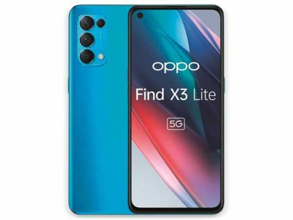OPPO Smartphone Find X3 Lite, 128 GB, 5G, astral blue