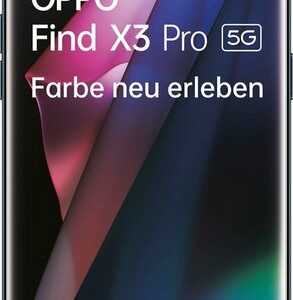 Oppo Find X3 Pro 5G Smartphone (17,02 cm/6,7 Zoll, 256 GB Speicherplatz, 50 MP Kamera)