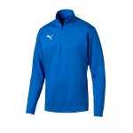 PUMA LIGA Training 1/4 Zip Top Sweatshirt Blau F02