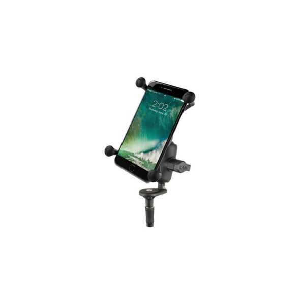 RAM Mounts Motorradhalterung mit X-Grip Universal Halteklammer für große Smartphones