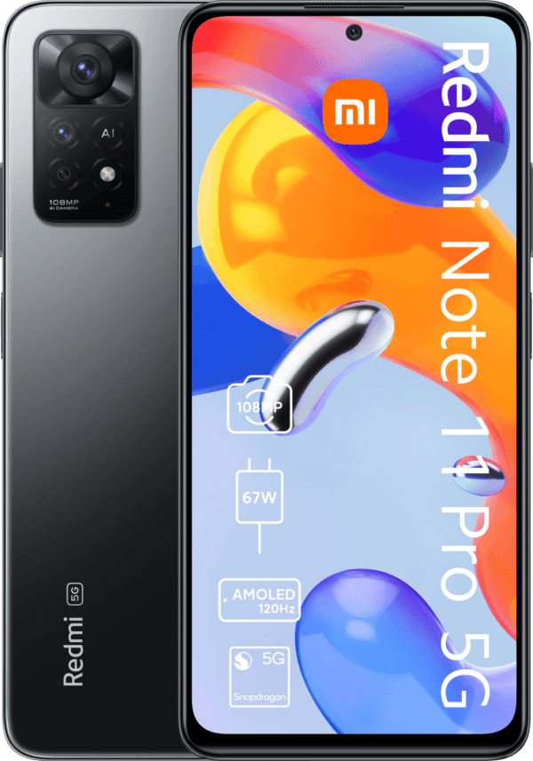 Redmi Note 11 Pro 5G 6GB+128GB Graphite Gray Smartphone