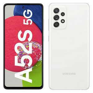 SAMSUNG Galaxy A52s 5G Dual-SIM-Smartphone weiß 128 GB