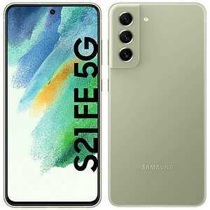 SAMSUNG Galaxy S21 FE 5G Dual-SIM-Smartphone olive 128 GB