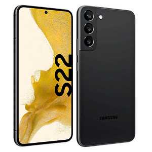 SAMSUNG Galaxy S22 Dual-SIM-Smartphone phantom schwarz 128 GB