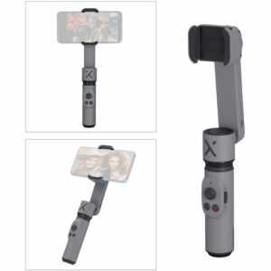SMOOTH-X Tragbarer Handheld-Smartphone-Stabilisator Eingebaute 260-mm-Verlangerung Selfie-Stick Anti-Shake Vertikale/Horizontale Modi Intelligente