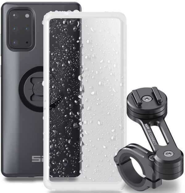 SP Connect Moto Bundle Samsung S20+ Smartphone-Halterung, schwarz, schwarz