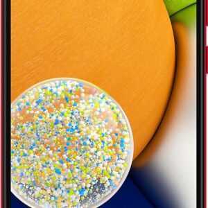 Samsung Galaxy A03 - 4G Smartphone - Dual-SIM - RAM 4 GB / 64 GB - microSD slot - LCD-Anzeige - 6.5 - 1600 x 720 Pixel - 2 x Rückkamera 48 MP, 2 MP - front camera 5 MP - Rot