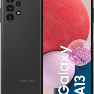 Samsung Galaxy A13 - 4G Smartphone - Dual-SIM - RAM 4GB / 64GB - microSD slot - LCD-Anzeige - 6.6 - 2408 x 1080 Pixel - 4x x Rückkamera 50 MP, 5 MP, 2 MP, 2 MP - front camera 8 MP - Schwarz (SM-A135FZKVEUE)