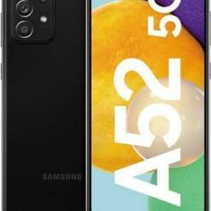 Samsung Galaxy A52 5G - Smartphone - Dual-SIM - 5G NR - 128GB - microSD slot - 6.5 - 2400 x 1080 Pixel - Super AMOLED - RAM 6GB (32 MP Vorderkamera) - 4x x Rückkamera - Android - Awesome Black (SM-A526BZKDEUB)
