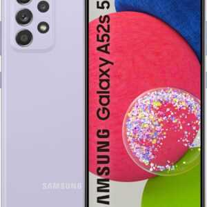 Samsung Galaxy A52s 5G - 5G Smartphone - Dual-SIM - RAM 8 GB / 256 GB - microSD slot - OLED-Display - 6.5 - 2400 x 1080 Pixel - 4x x Rückkamera 64 MP, 12 MP, 5 MP, 5 MP - front camera 32 MP - Awesome Violet