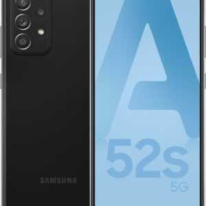 Samsung Galaxy A52s 5G - 5G Smartphone - Dual-SIM - RAM 8 GB / 256 GB - microSD slot - OLED-Display - 6.5 - 2400 x 1080 Pixel - 4x x Rückkamera 64 MP, 12 MP, 5 MP, 5 MP - front camera 32 MP - Awesome Black