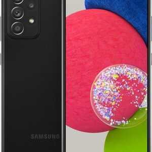 Samsung Galaxy A52s 5G - Enterprise Edition - 5G Smartphone - Dual-SIM - RAM 6 GB / 128 GB - microSD slot - OLED-Display - 6.5 - 2400 x 1080 Pixel - 4x x Rückkamera 64 MP, 12 MP, 5 MP, 5 MP - front camera 32 MP - Awesome Black