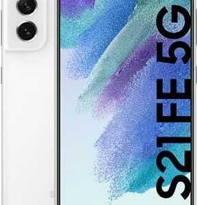 Samsung Galaxy S21 FE 5G - 5G Smartphone - Dual-SIM - RAM 6GB / 128GB - OLED-Display - 6.4 - 2340 x 1080 Pixel (120 Hz) - Triple-Kamera 12 MP, 12 MP, 8 MP - front camera 32 MP - weiß (SM-G990BZWDEUB)