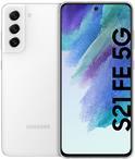 Samsung Galaxy S21 FE 5G - 5G Smartphone - Dual-SIM - RAM 8GB / 256GB - OLED-Display - 6.4 - 2340 x 1080 Pixel (120 Hz) - Triple-Kamera 12 MP, 12 MP, 8 MP - front camera 32 MP - weiß (SM-G990BZWGEUB)