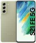 Samsung Galaxy S21 FE 5G - 5G Smartphone - Dual-SIM - RAM 8GB / 256GB - OLED-Display - 6.4 - 2340 x 1080 Pixel (120 Hz) - Triple-Kamera 12 MP, 12 MP, 8 MP - front camera 32 MP - Oliv (SM-G990BLGGEUB)