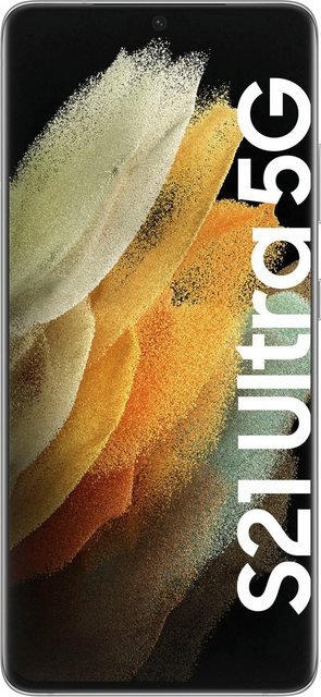 Samsung Galaxy S21 Ultra 5G Smartphone (17,3 cm/6,8 Zoll, 128 GB Speicherplatz, 108 MP Kamera, 3 Jahre Garantie)