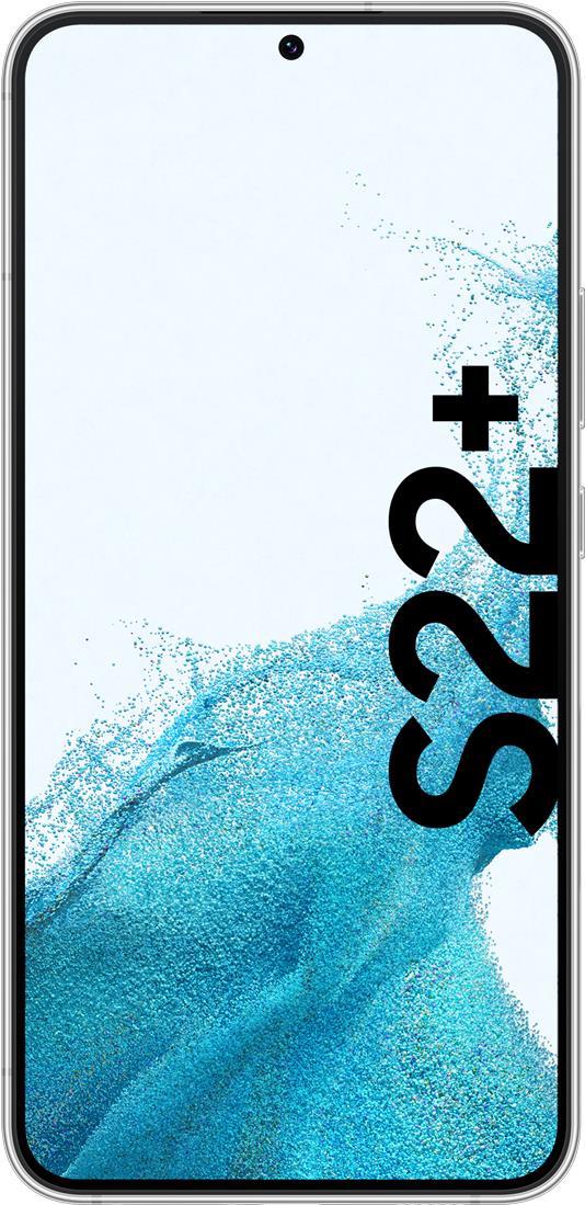 Samsung Galaxy S22+ - 5G Smartphone - Dual-SIM - RAM 8 GB / 128 GB - OLED-Display - 6.6 - 2340 x 1080 Pixel (120 Hz) - Triple-Kamera 50 MP, 12 MP, 10 MP - front camera 10 MP - Phantom White (SAMSUNG-S22-PLUS-128-WHITE-EU)