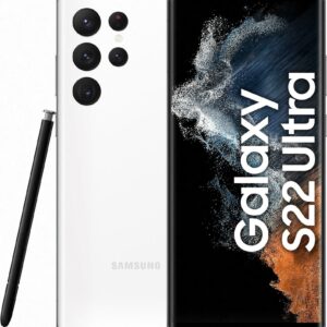 Samsung Galaxy S22 Ultra - 5G Smartphone - Dual-SIM - RAM 12 GB / 256 GB - OLED-Display - 6.8 - 3088 x 1440 Pixel (120 Hz) - 4x x Rückkamera 108 MP, 12 MP, 10 MP, 10 MP - front camera 40 MP - Phantom White