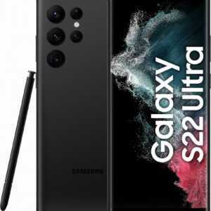 Samsung Galaxy S22 Ultra - Enterprise Edition - 5G Smartphone - Dual-SIM - RAM 8 GB / 128 GB - OLED-Display - 6.8 - 3088 x 1440 Pixel (120 Hz) - 4x x Rückkamera 108 MP, 12 MP, 10 MP, 10 MP - front camera 40 MP - Phantomschwarz