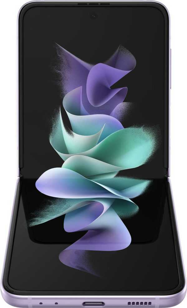 Samsung Galaxy Z Flip3 5G - 5G Smartphone - Dual-SIM - RAM 8 GB / 256 GB - OLED-Display - 6.7 - 2640 x 1080 Pixel (120 Hz) - 2 x Rückkamera 12 MP, 12 MP - front camera 10 MP - Lavendel