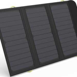 Sandberg Solar Charger 21W 2xUSB+USB-C - Schwarz - Handy/Smartphone - Rechteck - Schockresistent - Wasserdicht - Lithium Polymer (LiPo) - 6000 mAh (420-55)