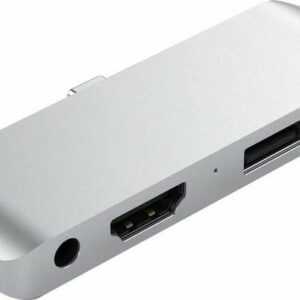 Satechi "ALUMINUM TYPE-C MOBILE PRO HUB" Smartphone-Adapter zu HDMI, 3,5-mm-Klinke, USB Typ C