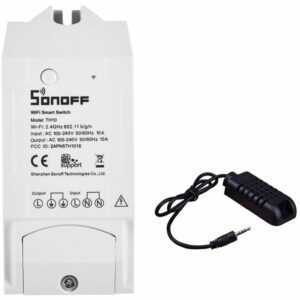 Sonoff TH10 WiFi Smart Switch Fernbedienung Smartphone Temperatur- und Feuchtigkeitssensor für Smart Home,Weiß