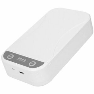 UV-Lampenbox für Face Cover Smartphone Kleine Gegenstände Tragbares Büro-Reise-USB-Gerät,Weiß