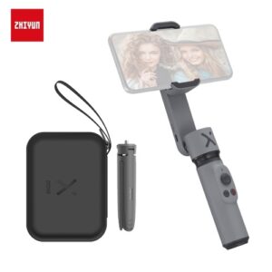 ZHIYUN SMOOTH-X Tragbarer tragbarer Smartphone-Stabilisator Eingebauter Selfie-Stick mit 260-mm-Verlängerung und Mini-Stativ-Tragetasche