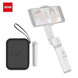 ZHIYUN SMOOTH-X Tragbarer tragbarer Smartphone-Stabilisator Eingebauter Selfie-Stick mit 260-mm-Verlängerung und Mini-Stativ-Tragetasche