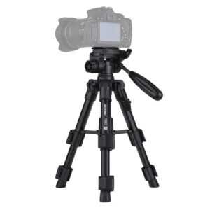 ZOMEI Q100 52cm / 20 "Leichte tragbare Aluminium Kamera Reise Mini Tabletop Stativ mit Schnellwechselplatte / Tragetasche für Canon Nikon Sony DSLR Smartphone